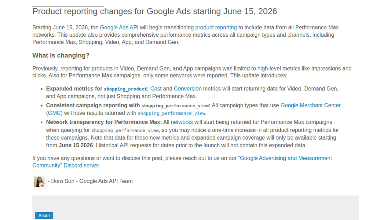 Google Ads API rozšiřuje reporting dle sítí a kampaní