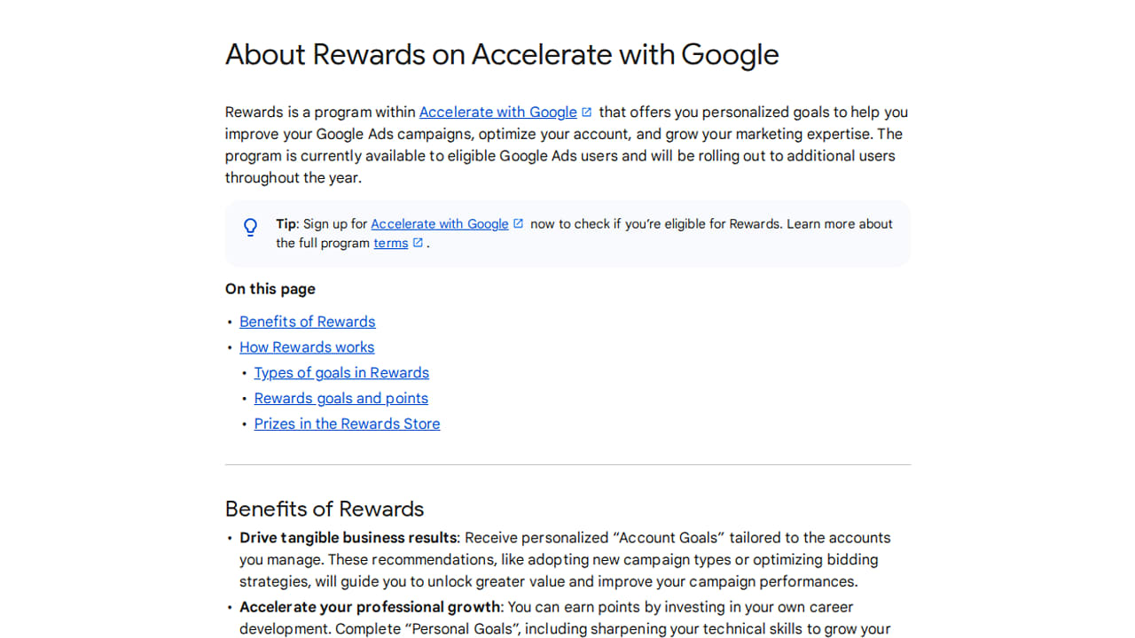 Accelerate with Google spouští věrnostní program