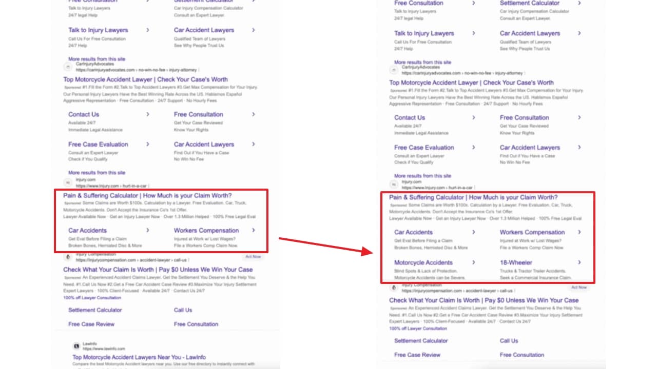 Bing Ads testuje rozbalovací sitelinky