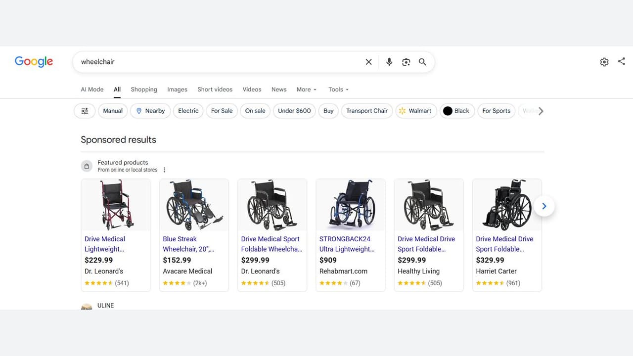 Označení "Featured Products From Online or Local Stores"