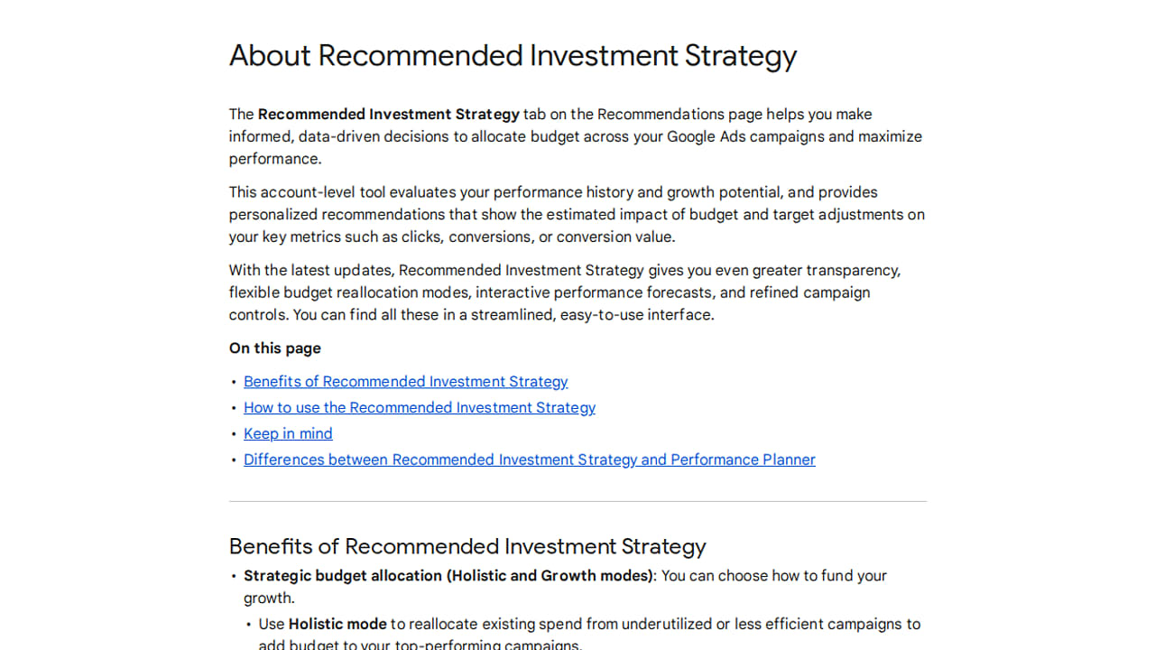 Doporučená investiční strategie: Režimy Holistic a Growth