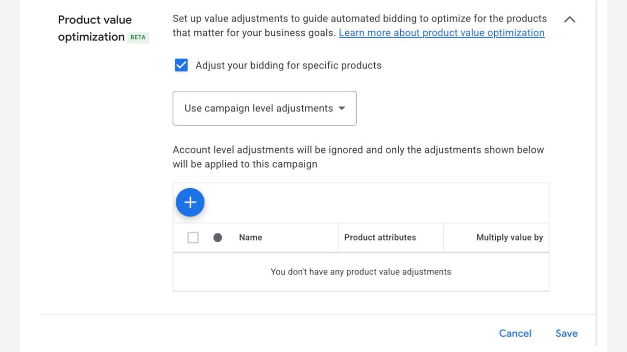 Optimalizace hodnoty produktů